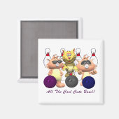 猫が一杯カッコいいになる マグネット (正面/裏面)