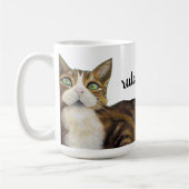 猫が世界を支配マグ コーヒーマグカップ (左)
