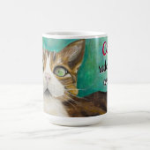 猫が世界を支配マグ コーヒーマグカップ (中央)