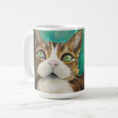 猫が世界を支配マグ コーヒーマグカップ (正面左)