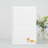 猫が並ぶ文房具 便箋 (スタンド正面)