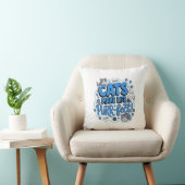 猫が人生を完璧にする 面白い猫好きTシャツ クッション (椅子)