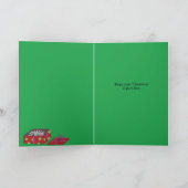 猫が今の聖降誕祭を楽しむ カード (内部)