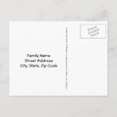 猫が今後の家族の動きを発表 案内ポストカード (裏面)