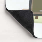 猫が付いているマウスパッド マウスパッド (コーナー)