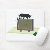 猫が付いているマウスパッド マウスパッド (マウス)