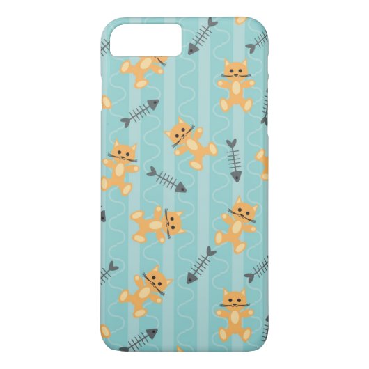猫が付いている背景 Case-Mate iPhoneケース (裏面)