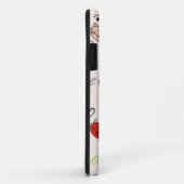 猫が付いている電話箱 Case-Mate iPhoneケース (裏面/右)
