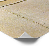 猫が体の歌川広重を洗う ポスター (角)