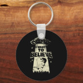 猫が信じ連おもしろいれ去られ キーホルダー (正面)