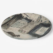 猫が出てくるのをシンプキン(ビアトリックス・ポッター) ペーパープレート (アングル)