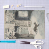 猫が出てくるのをシンプキン(ビアトリックス・ポッター) 薄葉紙 (クラフト)