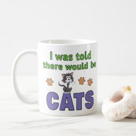 猫が出ると聞いていたのに コーヒーマグカップ