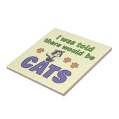 猫が出ると聞いていたのに タイル (側面)