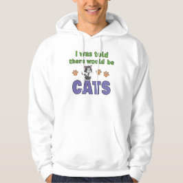 猫が出ると聞いていたのに パーカ