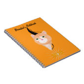 猫が出るスパイラル写真ノート ノートブック (右側)