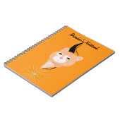 猫が出るスパイラル写真ノート ノートブック (左側)