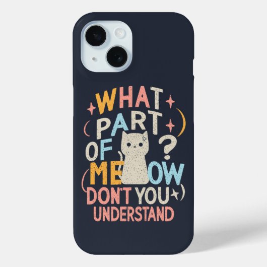 猫が分からない部分おもしろいは Case-Mate iPhoneケース (裏面)