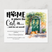 猫が動いた!新しいアドレス発表 案内ポストカード (正面)