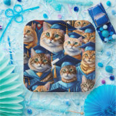 猫が卒業した日 ペーパープレート (パーティー)