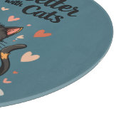 猫が可愛い猫の美意識で生きる カッティングボード (角)