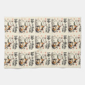 猫が可愛い猫の美意識で生きる キッチンタオル (横)