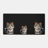 猫が可愛い茶色の黒を子猫 デスクマット (正面)