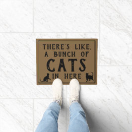 猫が多いとか |おもしろい猫 ドアマット