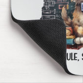 猫が多い学校 マウスパッド (コーナー)