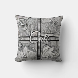 猫が多い家パーソナライズされたは クッション