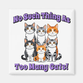 猫が多過ぎるなんて！ マグネット