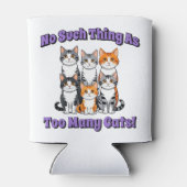 猫が多過ぎるなんて！ 缶クーラー (裏面)