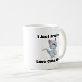 猫が大好きだからキャットコーヒーマグ コーヒーマグカップ (正面右)