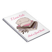 猫が大好きで、良い本 ノートブック (右側)