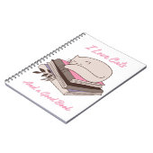 猫が大好きで、良い本 ノートブック (左側)