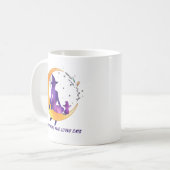 猫が大好きな女の子 コーヒーマグカップ (正面左)