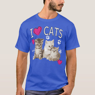 猫が大好きな猫好きの少年 Tシャツ