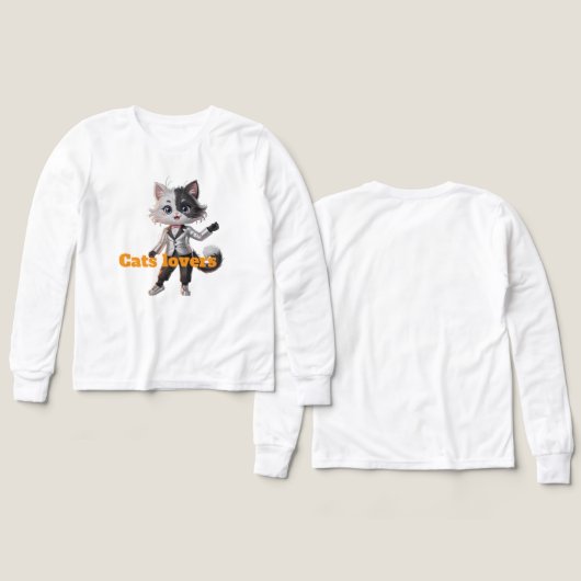 猫が大好き (デザイン 正面＆背面)