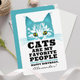猫が大好き | おもしろモダンパーティー 誕生日 シーズンカード