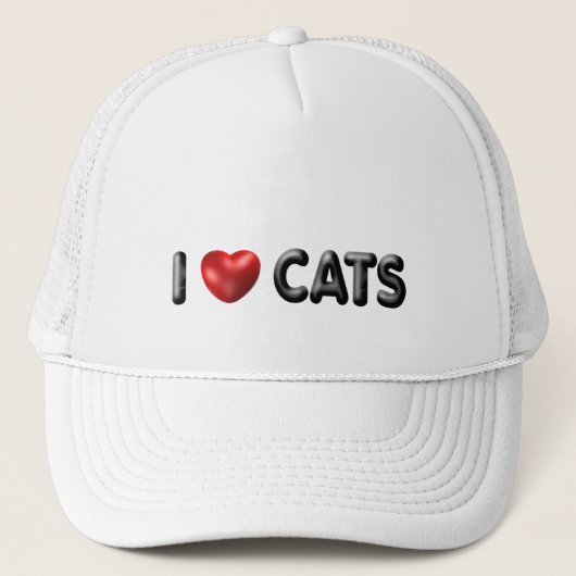 猫が大好き キャップ (正面)