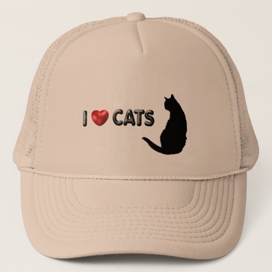 猫が大好き キャップ (正面)