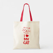 猫が大好き トートバッグ (裏面)