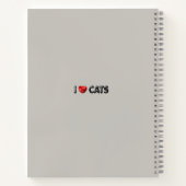 猫が大好き😻 ノートブック (裏面)