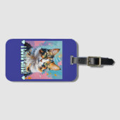 猫が大好き! ラゲッジタグ (正面横)