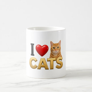 猫が大好き | 猫好きのための面白いギフト コーヒーマグカップ