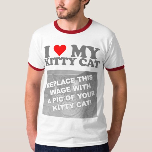 猫が大好き Tシャツ (正面)