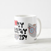 猫が大好熱狂するき!マグ コーヒーマグカップ (正面右)