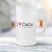 猫が好きだけど丸ごと1匹食べるのは無理 フロストグラスビールジョッキ