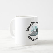 猫が好きなプログラマ コーヒーマグカップ (正面左)