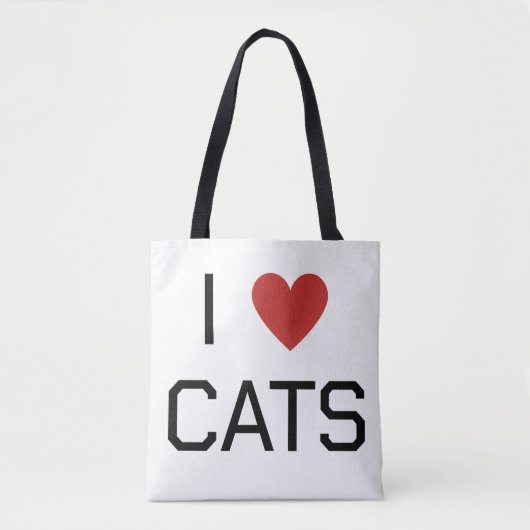 猫が好きな人へ メッセージ トートバッグ (正面)